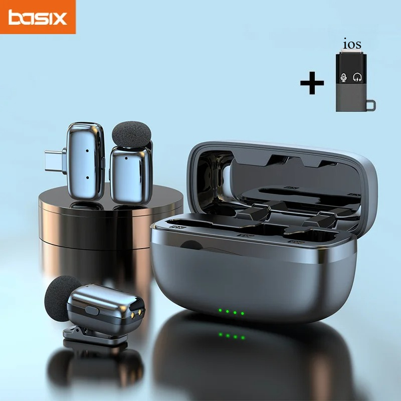 Phone Accessories And Cases - Bezprzewodowy zestaw mikrofonów krawatowych z etui