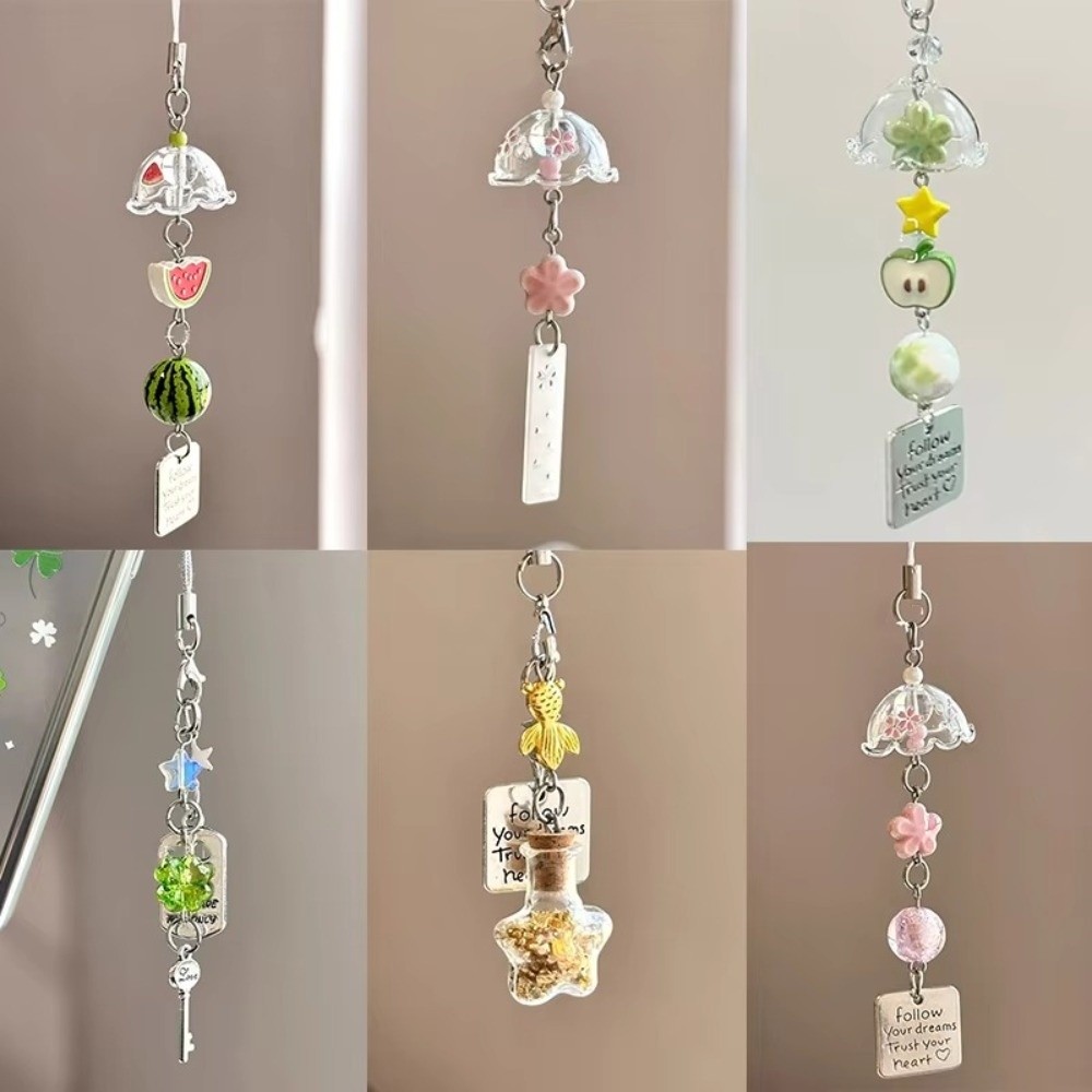 Phone Accessories Hanger - Nowy Przezroczysty Brelok z Kurantami Wietrznymi