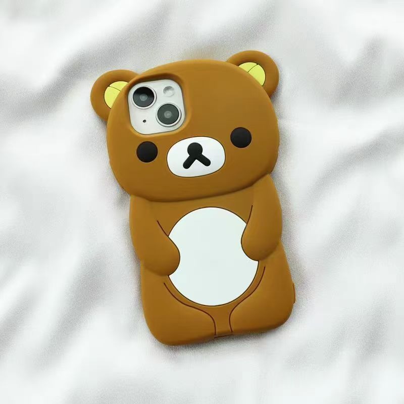 Phone Accessories Design - Silikonowe etui na telefon Rilakkuma, urocze,