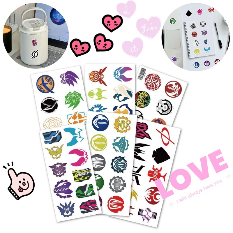 Phone Accessories Items - 60 arkuszy naklejek z logo Kamen