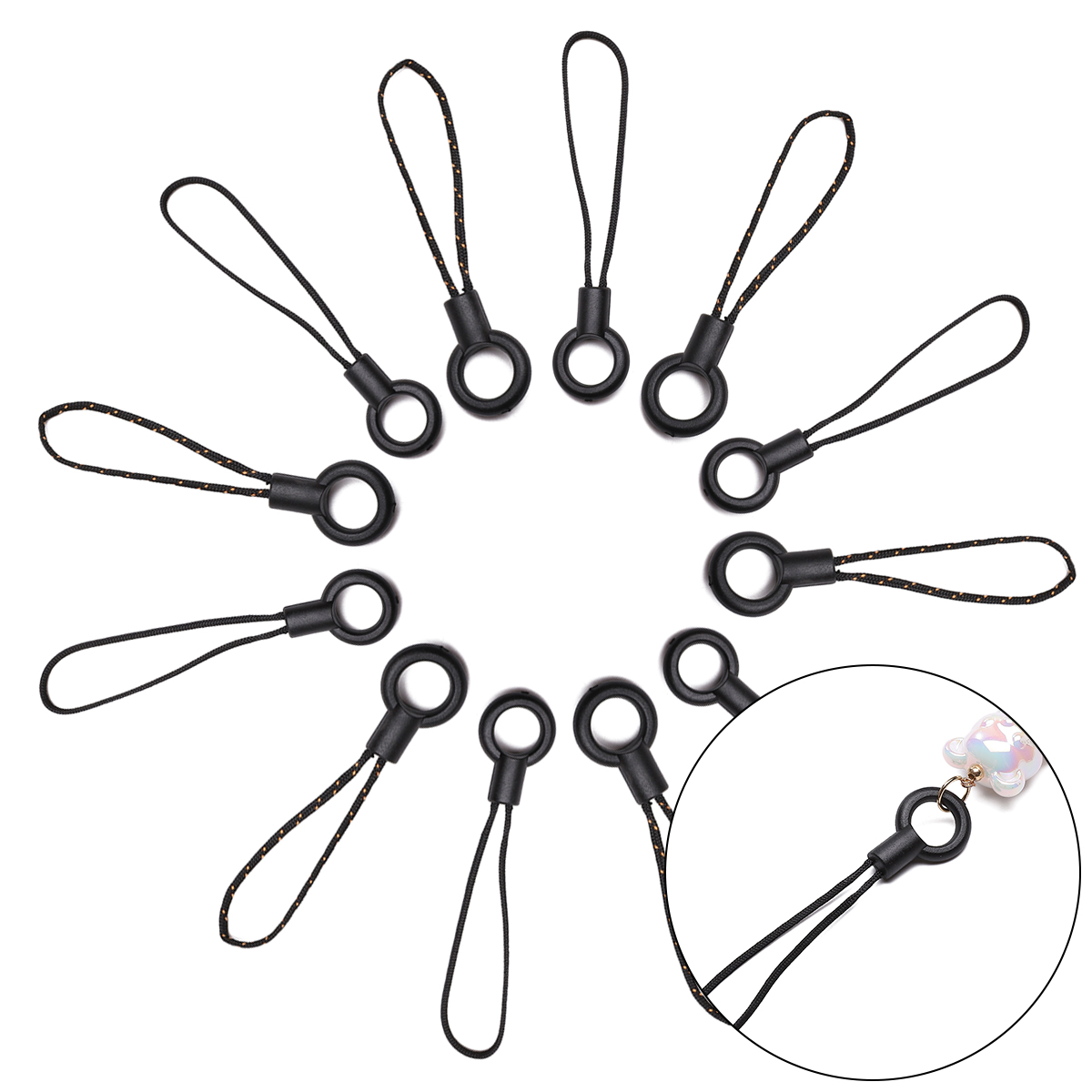 2 sztuk 6/7cm smycz sznurki br – Phone Accessories Hanger recenzja i cena