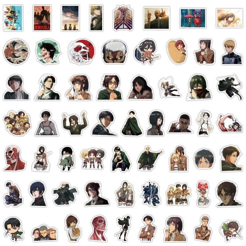 60 szt. Naklejek Anime Atak Ty – Phone Accessories Items recenzja i cena