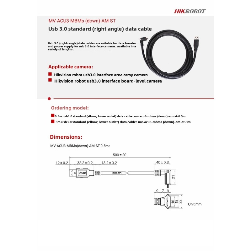 Kabel USB 3.0 do kamery przemy – Usb Data Cable recenzja i cena