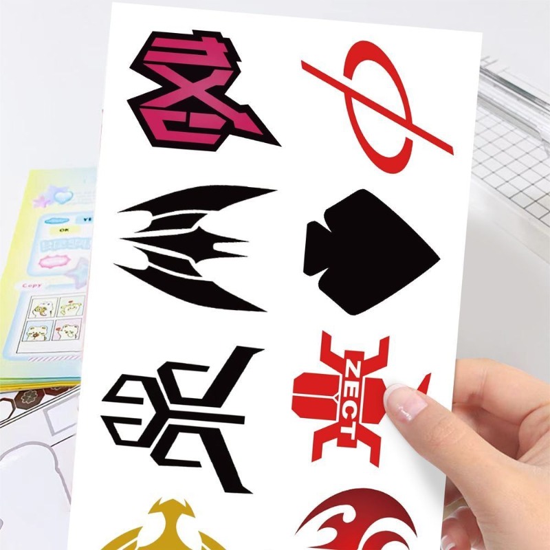 60 arkuszy naklejek z logo Kam – Phone Accessories Items recenzja i cena